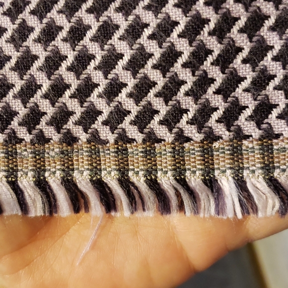 Brown & pink check wool lined short skirt, 16 - Picture 2 of 4